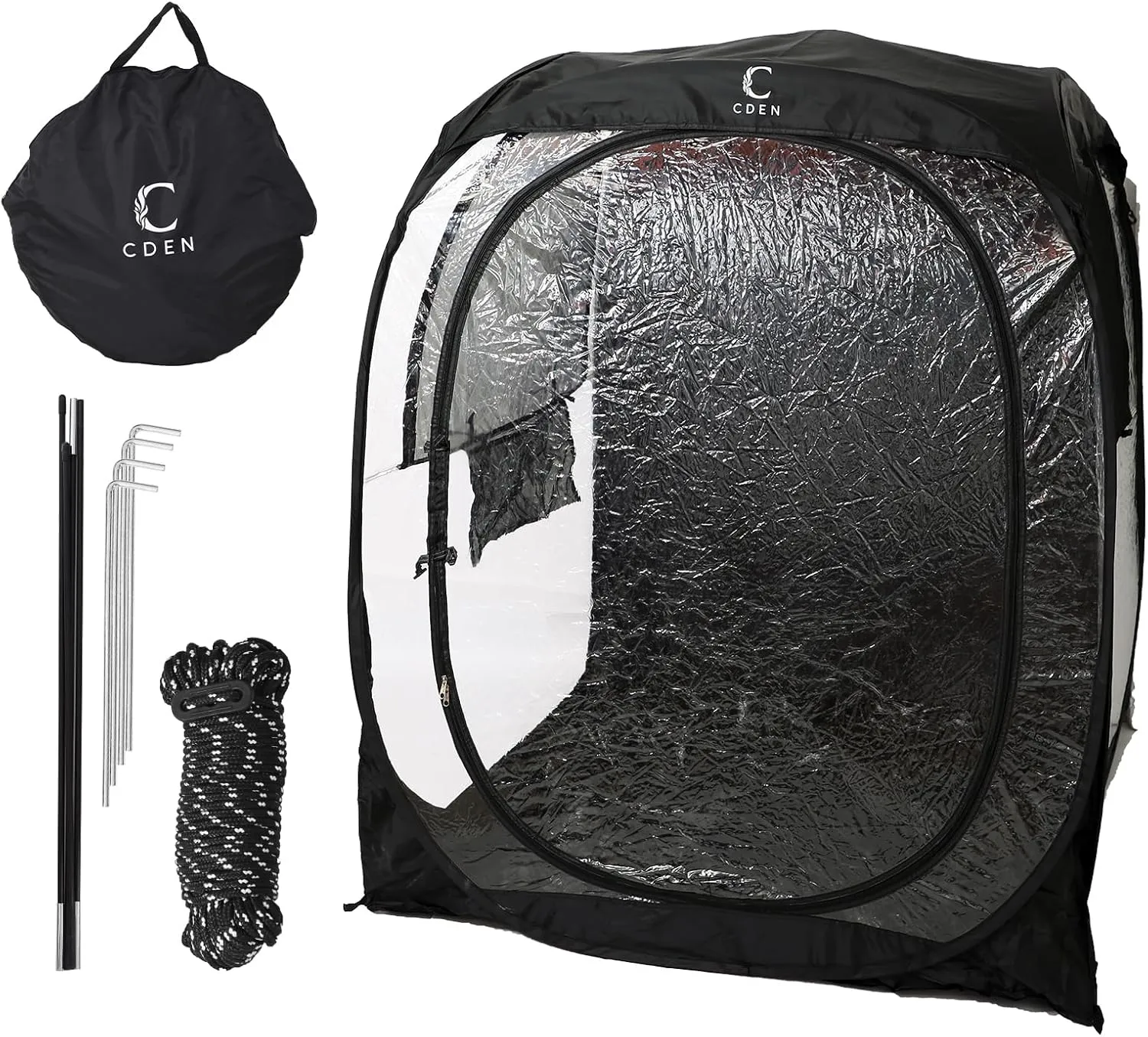 CDEN Sport Tent, Instant Tent, Pop Up, with Sealed Floor, rain Fly, for Sports, Event, Camping