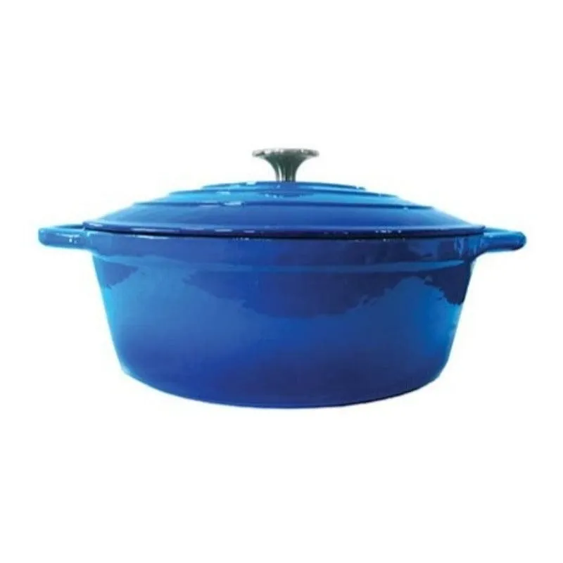 Chef Oval Casserole 4 Litre Blue 160/063
