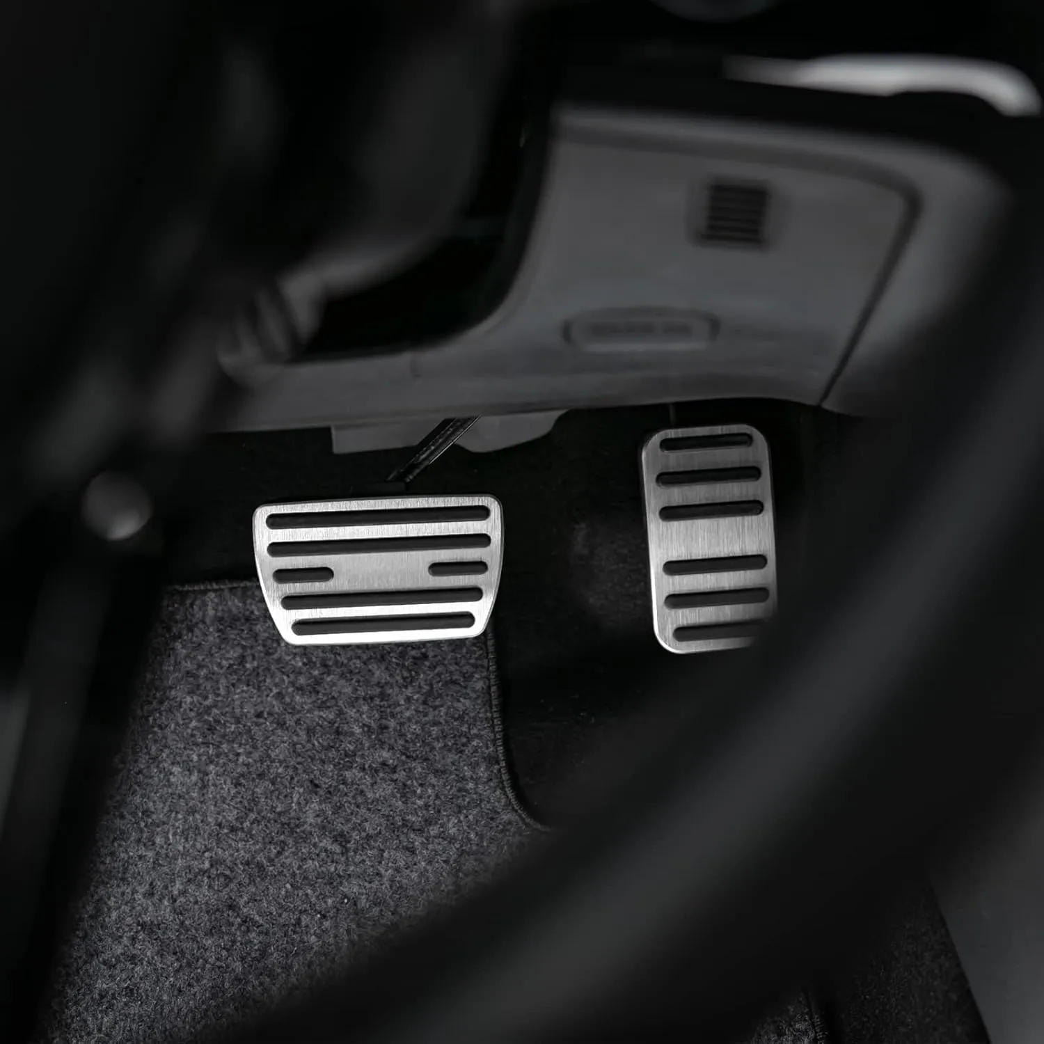CKE Compatible with Honda Civic CRV Odyssey Pilot Passport Ridgeline Insight Accessories Sporty Car Pedals Foot Pedal Covers Brake and Accelerator Pedal Pads -Silver