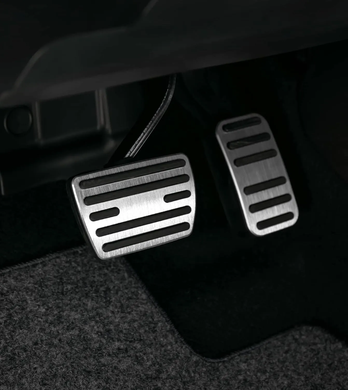 CKE Compatible with Honda Civic CRV Odyssey Pilot Passport Ridgeline Insight Accessories Sporty Car Pedals Foot Pedal Covers Brake and Accelerator Pedal Pads -Silver