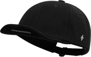 Clakllie Short Brim Baseball Fitted Cap Fashion 5 Panel Camp Caps Low Profile Dad Hat Snapback Hip Hop Cap Trucker Hats