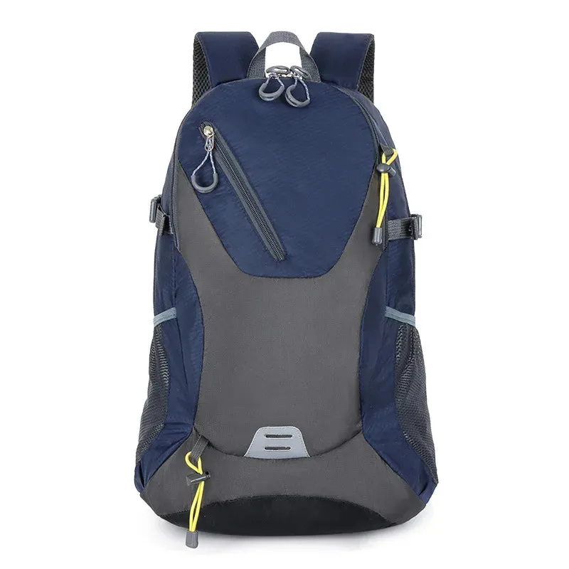 Classic 40L Outdoor Backpack – High-Quality Waterproof Travel Bag for Men & Women, Casual Patchwork Sport Backpack