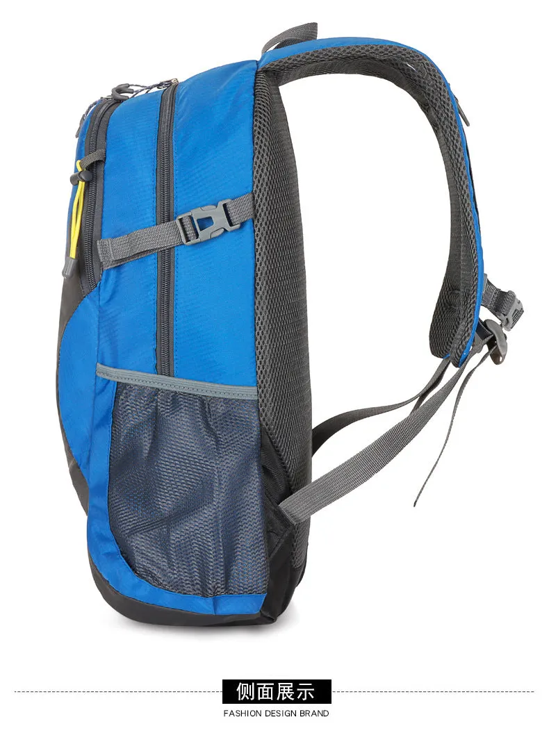 Classic 40L Outdoor Backpack – High-Quality Waterproof Travel Bag for Men & Women, Casual Patchwork Sport Backpack