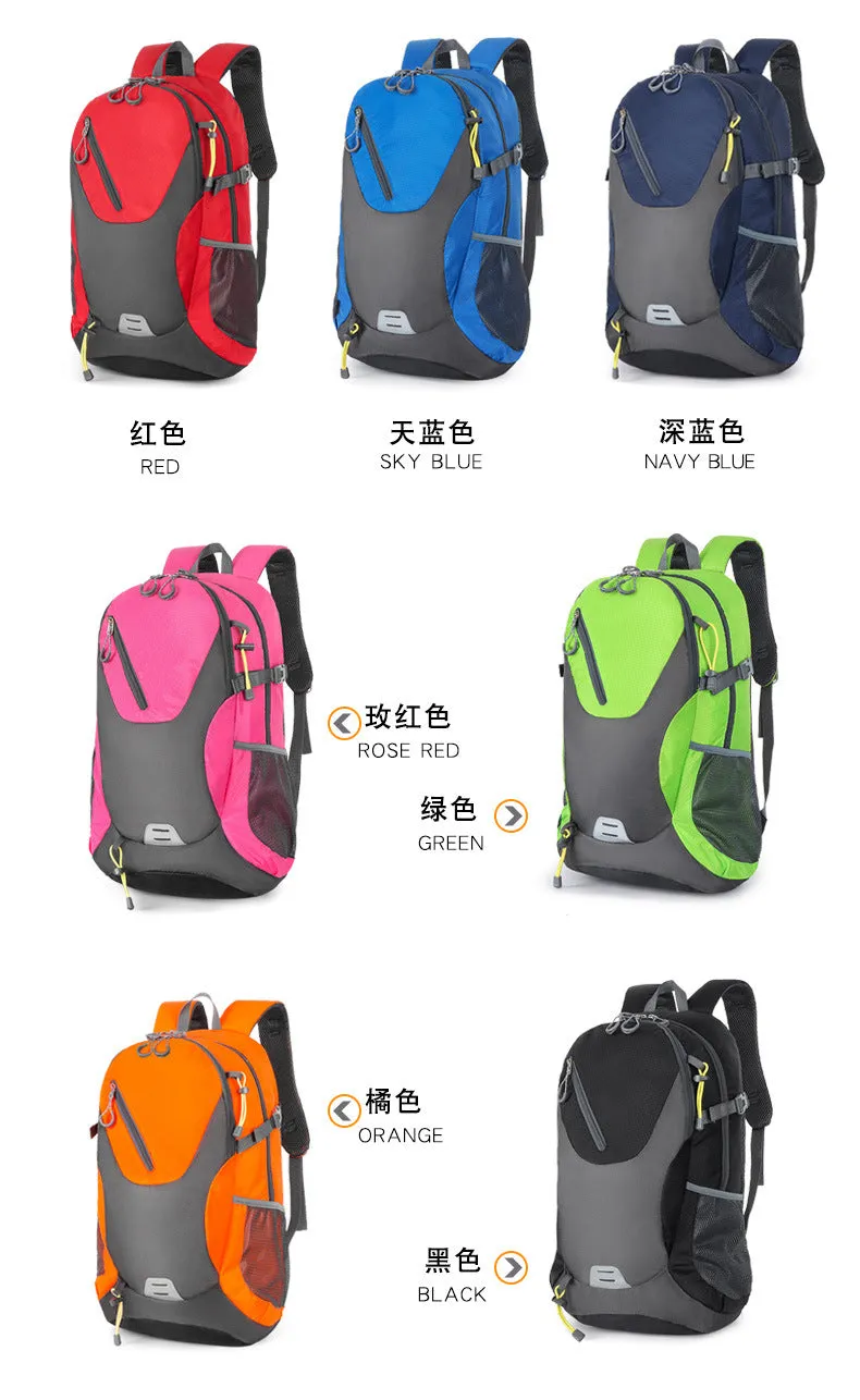 Classic 40L Outdoor Backpack – High-Quality Waterproof Travel Bag for Men & Women, Casual Patchwork Sport Backpack