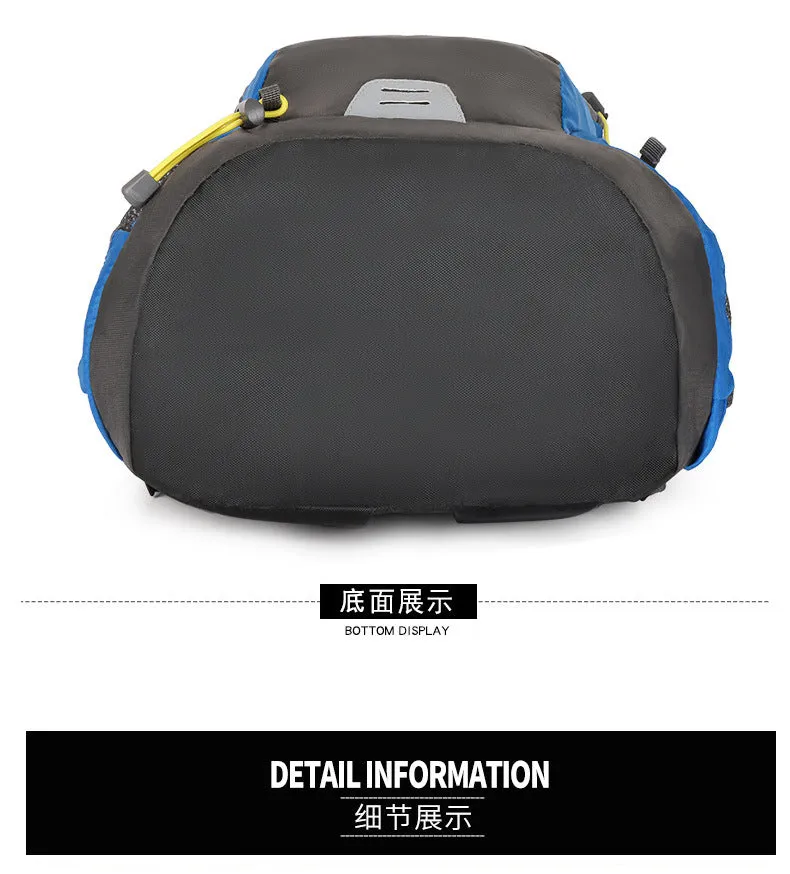 Classic 40L Outdoor Backpack – High-Quality Waterproof Travel Bag for Men & Women, Casual Patchwork Sport Backpack
