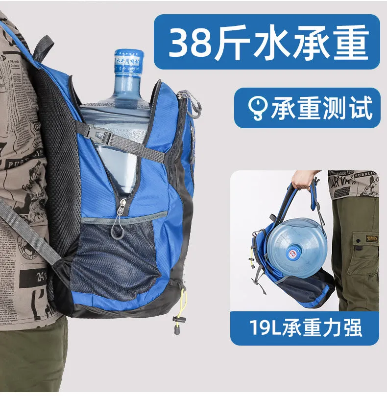 Classic 40L Outdoor Backpack – High-Quality Waterproof Travel Bag for Men & Women, Casual Patchwork Sport Backpack