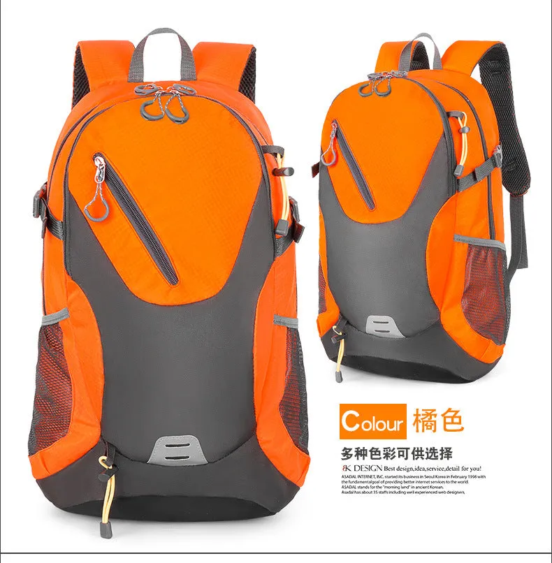 Classic 40L Outdoor Backpack – High-Quality Waterproof Travel Bag for Men & Women, Casual Patchwork Sport Backpack