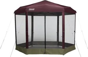 Coleman Back Home Screened Canopy Tent with Instant Setup, Outdoor Gazebo for Bug-Free Lounging, Fits Over Picnic Tables, Ideal for Parties, Events, Tailgates, Dining, & More