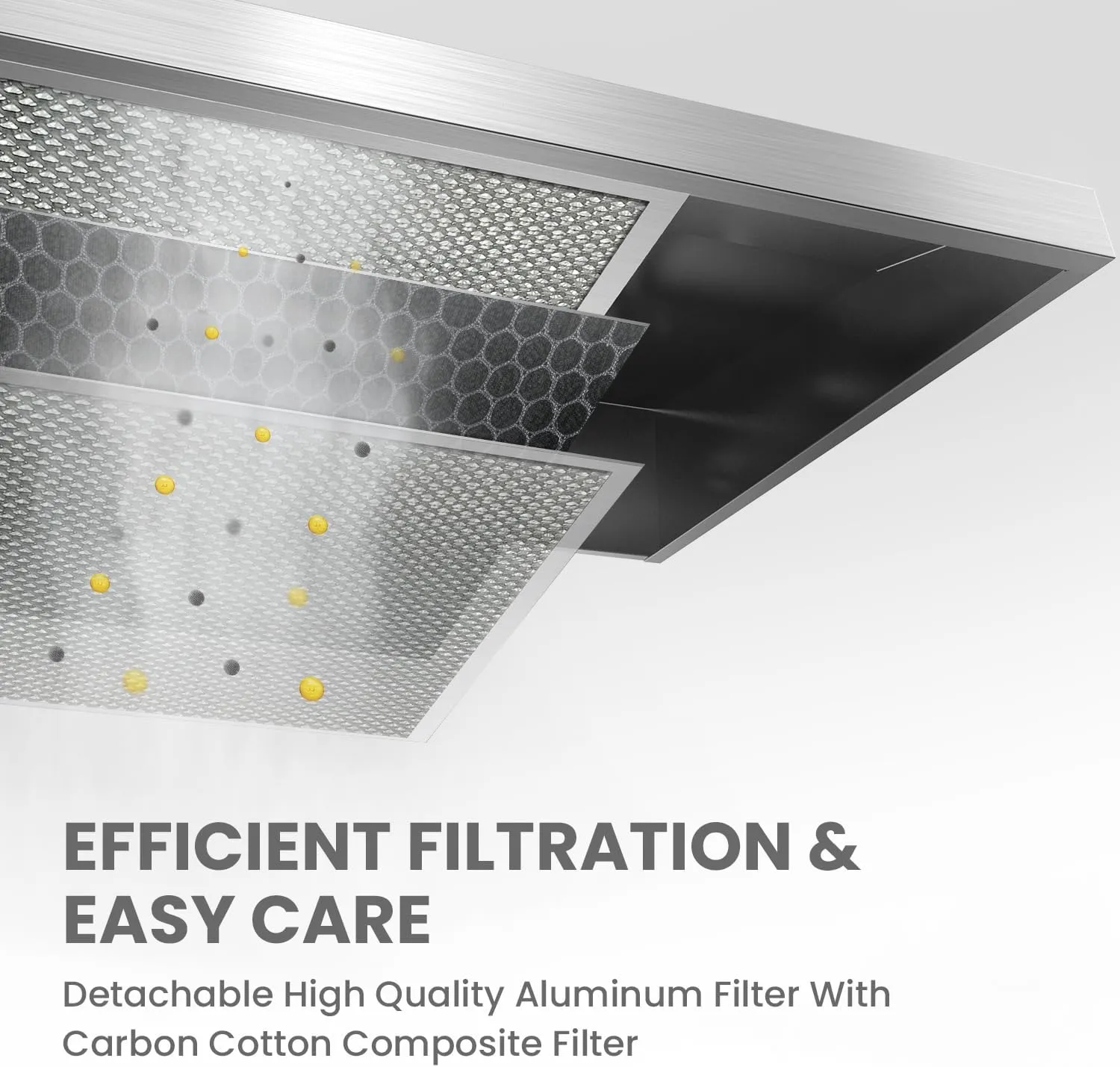 Comfee' CVU30W2AST 30 Inch Ducted Ductless Vent Durable Stainless Steel Kitchen Reusable Filter, 200 CFM, 2 Speed Exhaust Fan Under Cabinet Range Hood