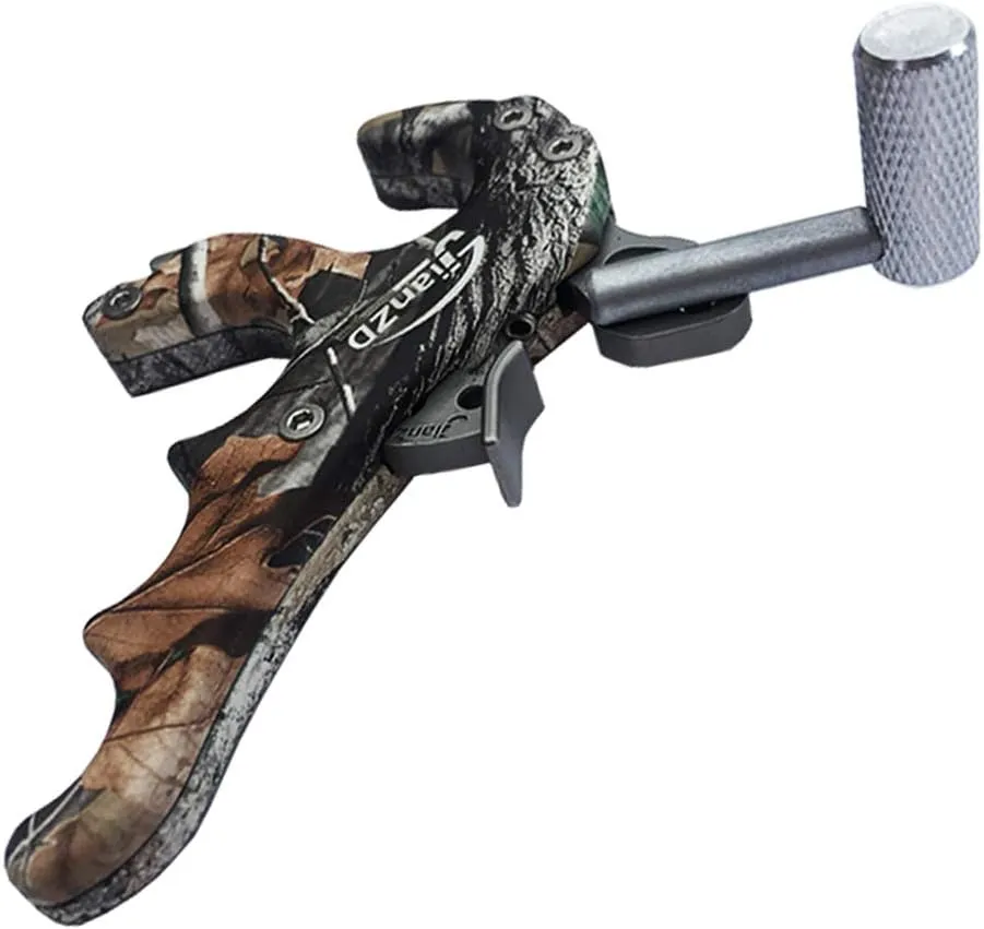 Compound Bow Release 3/4Finger 360° Rotatable Aluminum Alloy Archery Trigger Synapse Hammer Throw Release Assistant