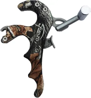 Compound Bow Release 3/4Finger 360° Rotatable Aluminum Alloy Archery Trigger Synapse Hammer Throw Release Assistant