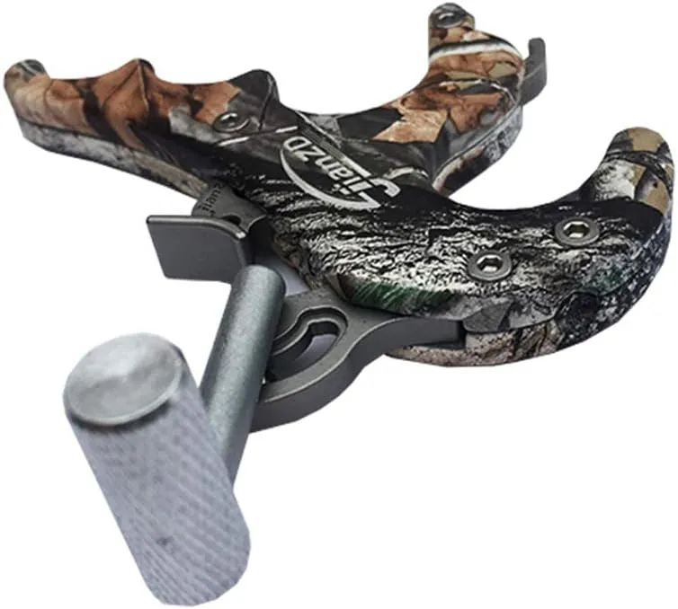 Compound Bow Release 3/4Finger 360° Rotatable Aluminum Alloy Archery Trigger Synapse Hammer Throw Release Assistant
