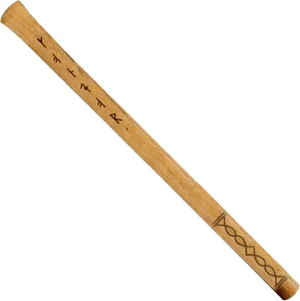 Condor Tool & Knife Replacement Hickory Handle Valhalla Throwing Axe - Solid Wooden Axe Handle with a Firm Grip Made from Burnt American Hickory - Head Not Included - 7.8oz