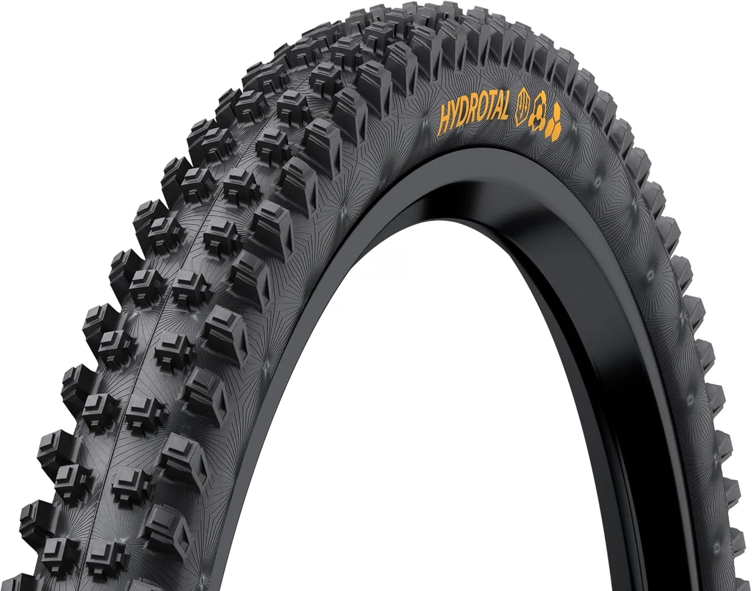 Continental Hydrotal Mountain Bike tire - tubeless, Folding, Black, Super Soft, Downhill Casing, E25, 27.5" x 2.4 or 29 x 2.4 Sizes
