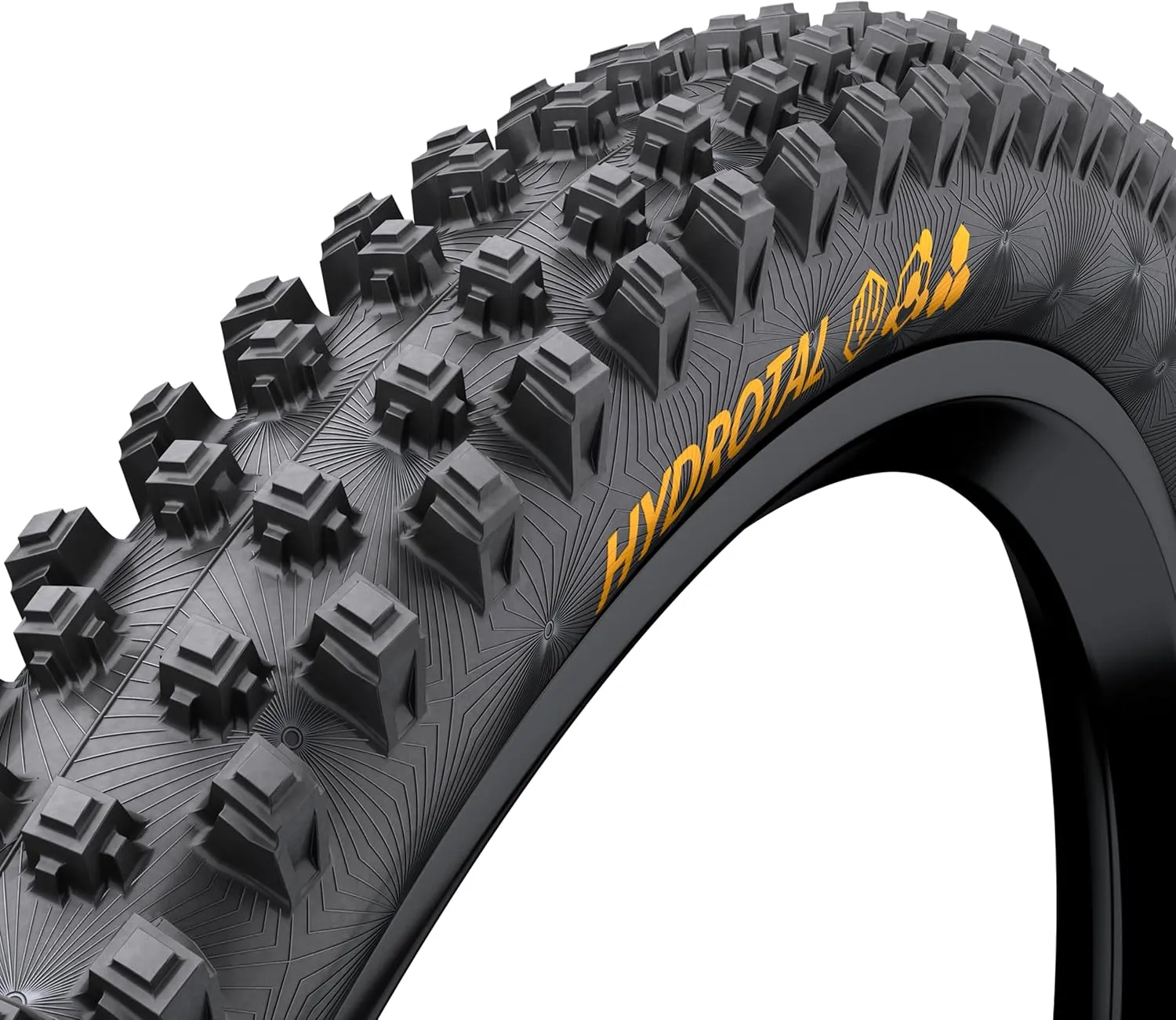 Continental Hydrotal Mountain Bike tire - tubeless, Folding, Black, Super Soft, Downhill Casing, E25, 27.5" x 2.4 or 29 x 2.4 Sizes
