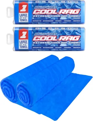 Cool RAG Extreme Cooling Towel for Heat Relief - PVA Cooling Towel for Workout, Gym, Running and for Other Outdoor Sports - Cooling Rag for Neck - Cool Towel for Quick Cooling