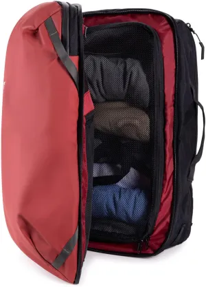 COR Surf Carry-On Travel Laptop Backpack with Secret Passport Pockets | NEW YKK Water-Reistant Zippers | Luggage Backpack for Men and Women | The Island Hopper (40L, Lava Red)