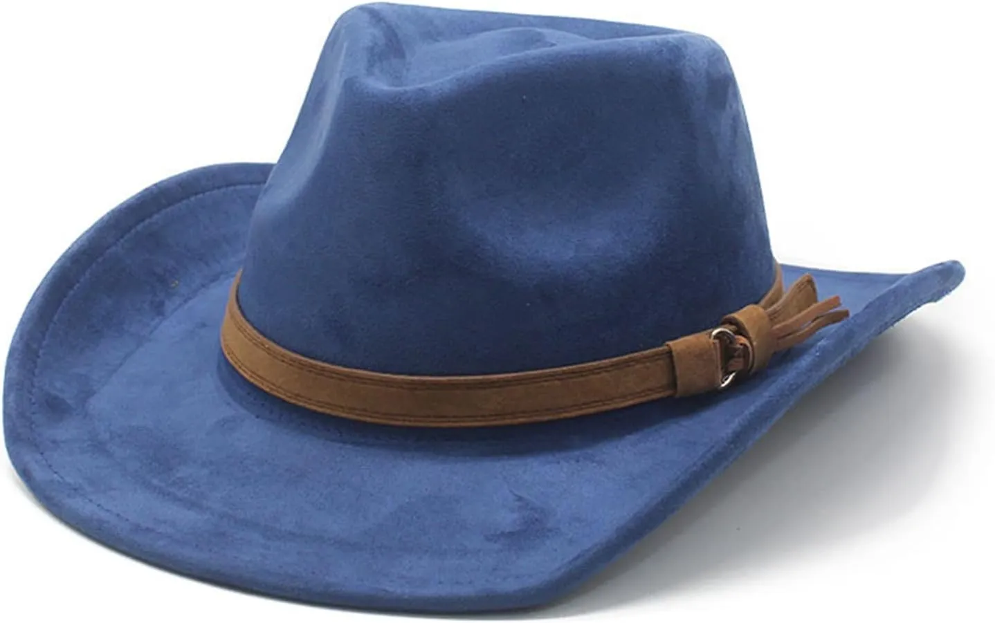 Cowboy Hat for Women and Men Western Suede Hat Cowboy & Cowgirl Hat Felt Wide Brim Women Men Fedora Hats