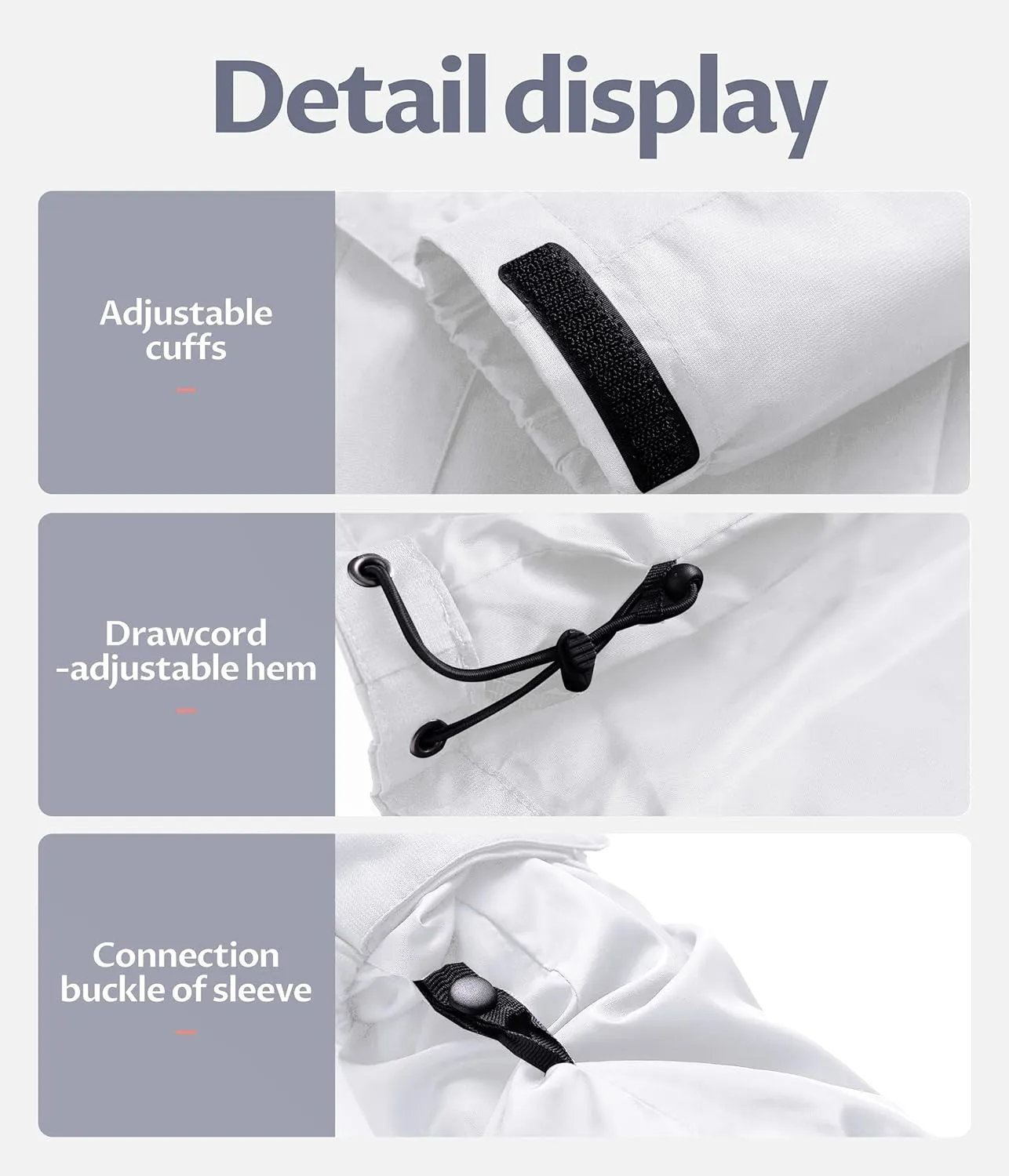 CREATMO US Women's 3 In 1 Waterproof Ski Jacket Windproof Snowboarding Jacket Warm Winter Snow Coat Raincoat