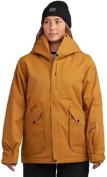 Dakine Women's Reach Insulated 20K Jacket (US, Alpha, Small, Regular, Regular, Golden Yellow)