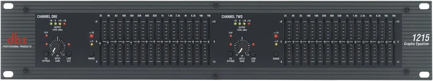 dbx 1215 Dual-Channel, 15-Band Graphic Equalizer