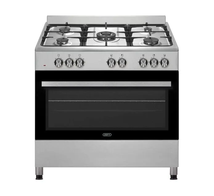 Defy 5 Burners 90cm Stainless Steel Gas Stove DGS904