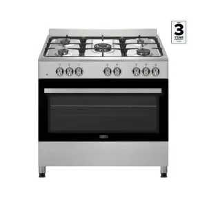 Defy 5 Burners 90cm Stainless Steel Gas Stove DGS904