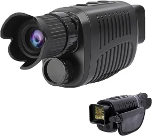 Digital Night Vision Monocular for 100% Dark, 1080p Video Night Vision Goggles Long Distance Infrared Night Vision Scope for Hunting, Camping, Travel