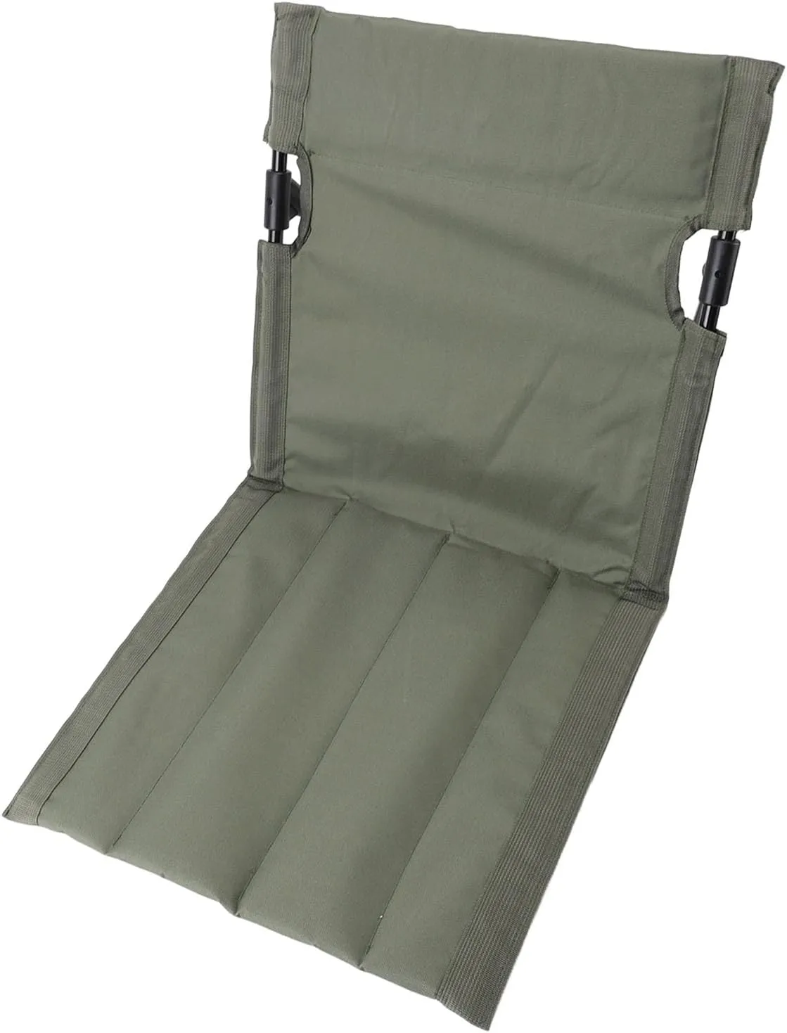Diydeg Camping Chairs for Adults, Folding Beach Chair Back Support Cushion, Folding Chair with Backrest, Backpacking Chair for Outdoor Camp Hiking Backpack Beach Travel (OD Green)
