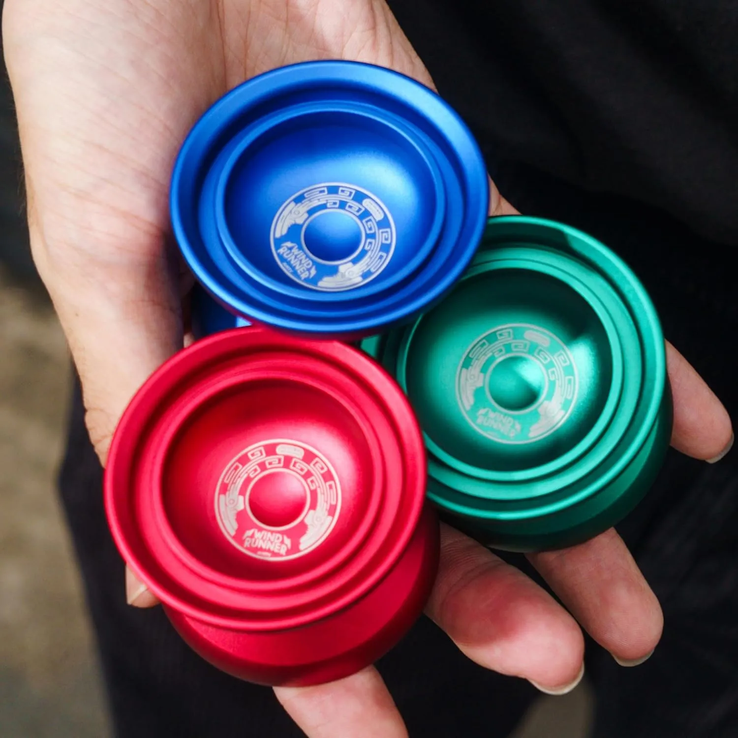 Duncan Toys Windrunner Yo-Yo [Green] - Unresponsive Pro Level Aluminum Yo-Yo with Double Rim, Concave Bearing, SG Sticker Response