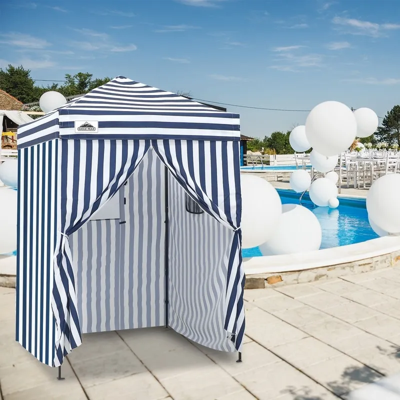 EAGLE PEAK Flex Ultra Compact 5x5 Pop-up Canopy, Sun Shelter, Changing Room, Portable Privacy Canopy