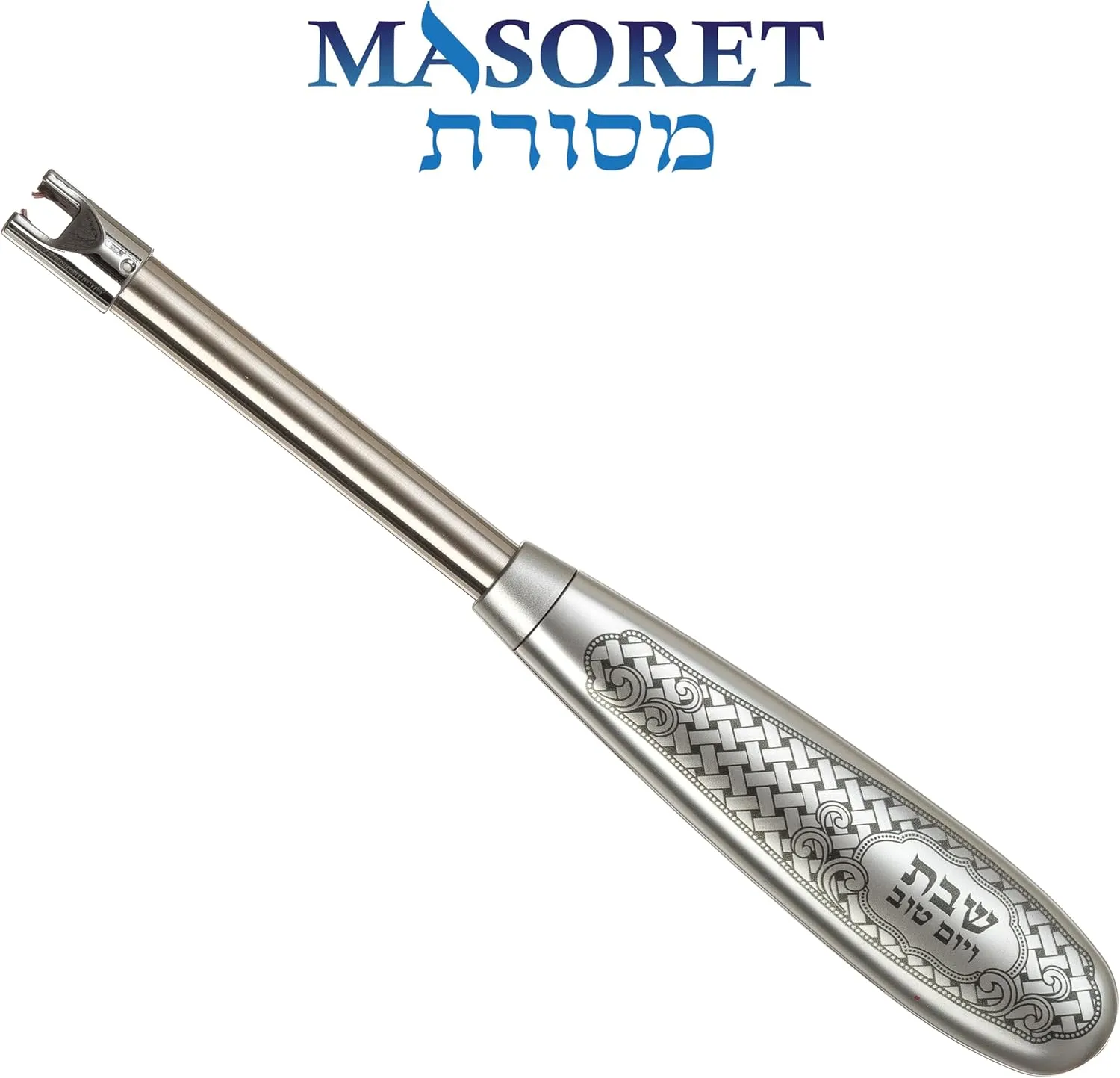 Electronic Shabbat Candle Lighter, with Long Flexible Neck, Windproof Flameless, Rechargeable with USB Charging and Safe Button