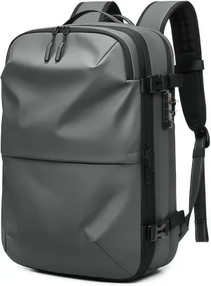 Ezyvac Backpack, Ezyvac Bag, Expandable Vaccage Bag Water Resistant, Anti Theft Vacuum Back Pack (Gray)