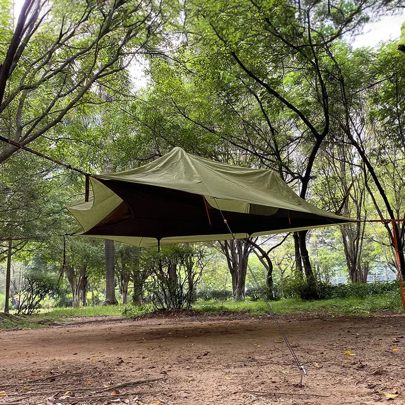 Family-Sized Triangle Tree Hammock Tent