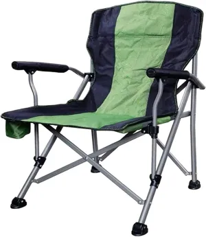 Fishing Chair Camping Chair Breathable Mesh Aluminum Support Frame High Back Folding Camp Chair with Cup Holder