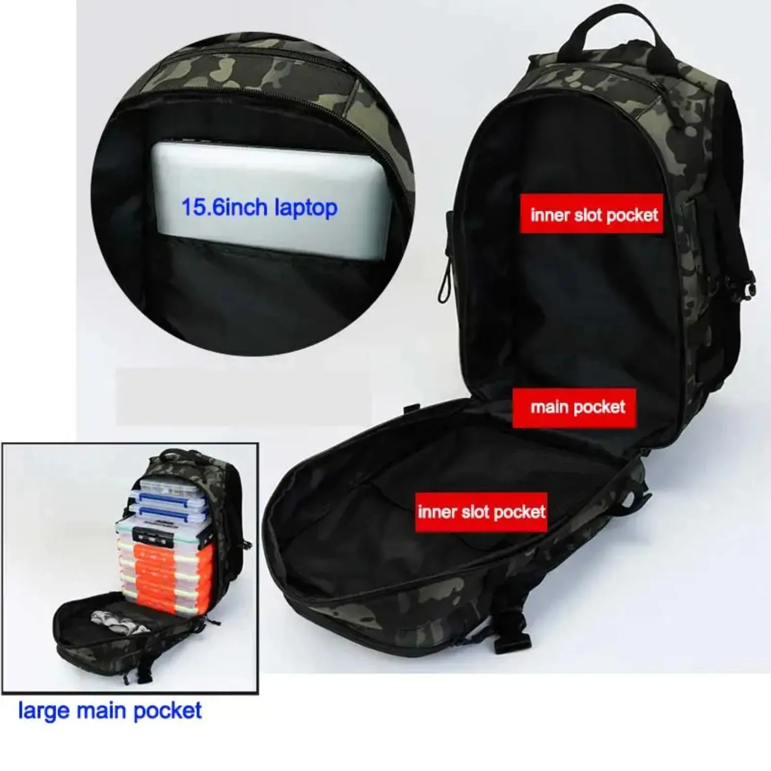 Fishing Lure Rod Box Backpack