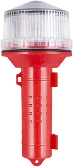 Flares for Boating, Boat Flares Coast Guard Approved Marine, Waterproof Emergency Signals for Fishing Nets, Boats Strobe Safety Lights Kit Navigation, Intelligent Control(1pc-Red)