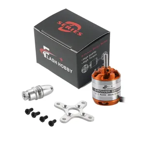FLASH HOBBY D2836 880KV 2-4S Brushless Outrunner Motor for Rc Multicopter Airplane Helicopter (880kv)
