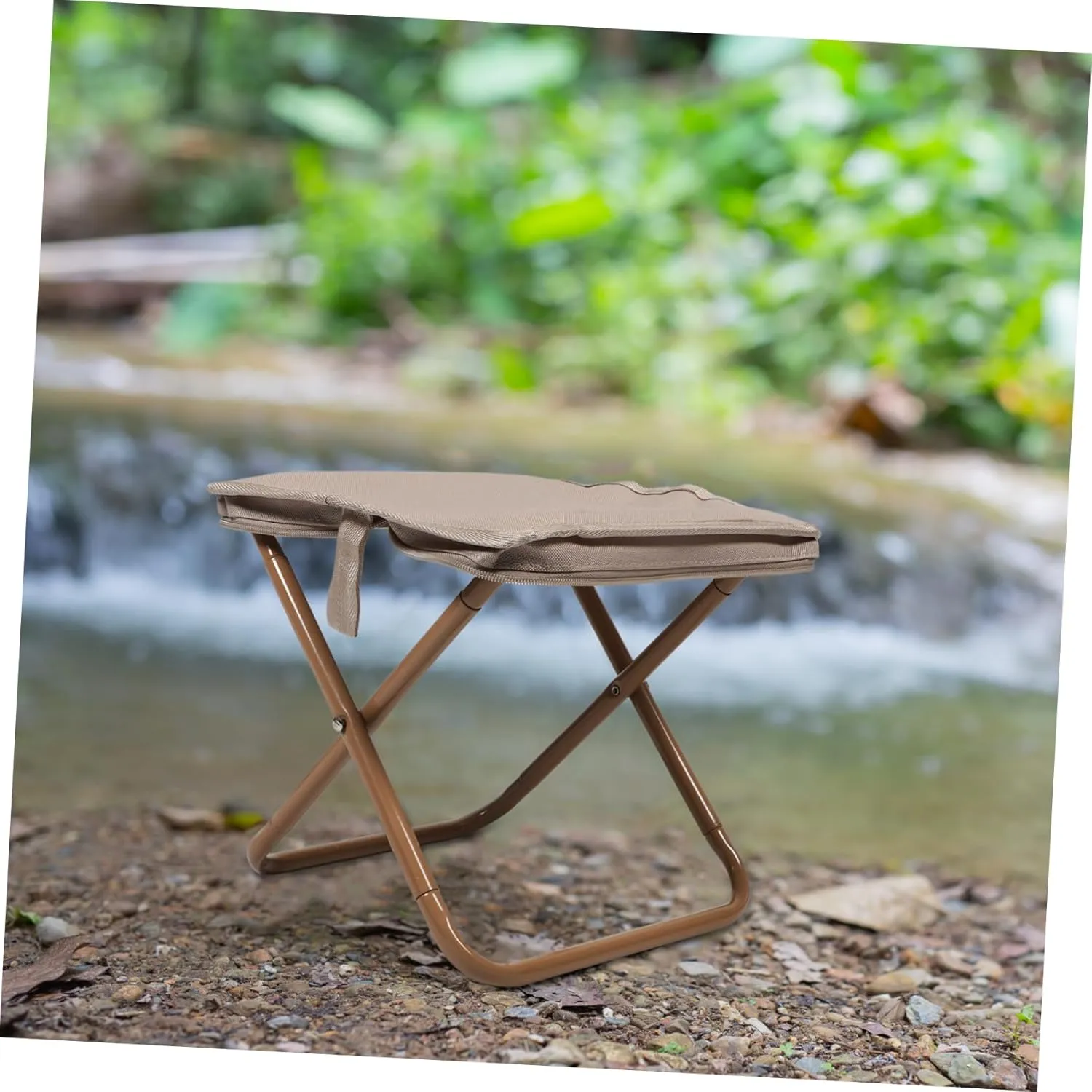 Folding Camping Stool Oxford Material Outdoor Stool Portable Hiking Fishing