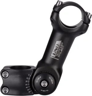 FOMTOR 31.8mm 25.4mm Adjustable Stem 90mm 110mm 0~60 Degree UNO MTB Adjustable Handlebar Stem for Most Mountain Bike Road Bike MTB