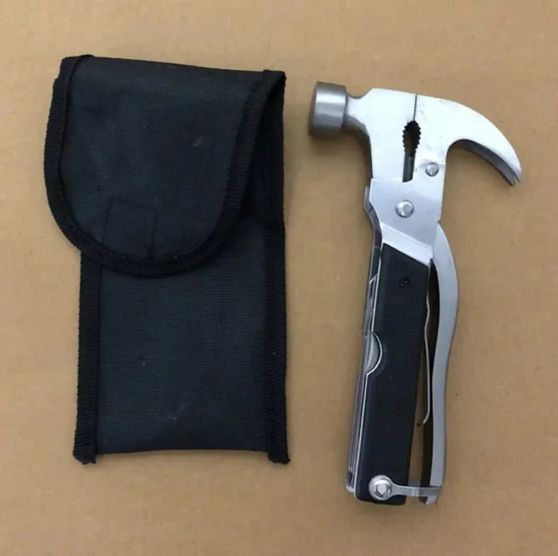 for Gear Functional and Mountaineering 1 Emergency Outdoor 18 Survival Steel TAC Camping Hurry, act fast Multi Safety in Tool Stainless Outstanding Tool Hammer
