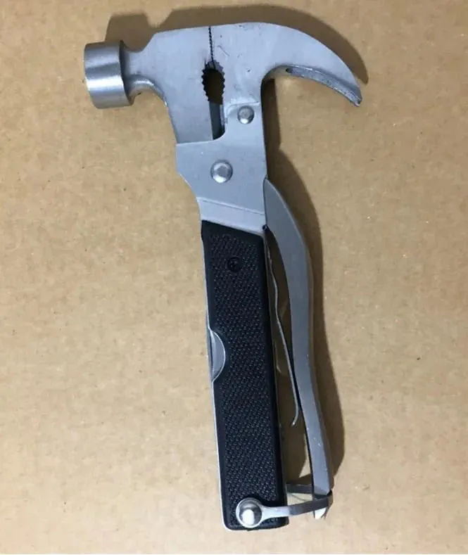 for Gear Functional and Mountaineering 1 Emergency Outdoor 18 Survival Steel TAC Camping Hurry, act fast Multi Safety in Tool Stainless Outstanding Tool Hammer