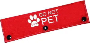 Funny Dog Leash Sleeve Do Not Pet Dog Leash Wrap Wrap Alert Hanging ID Patch Tag Pet Birthday Gift（Do Not Pet2-Sleeve）