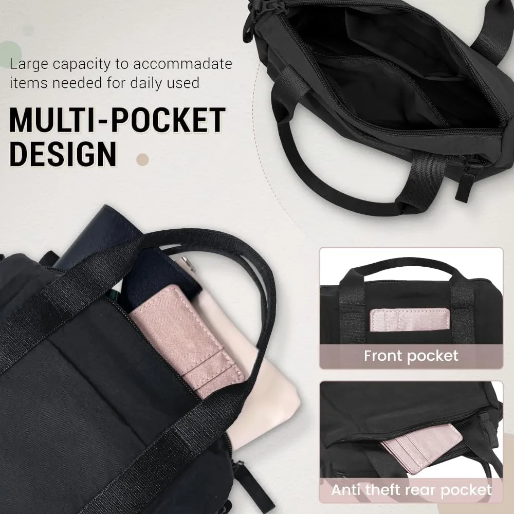 Geerlaqaly small gym bag,Women, Wrinkled Nylon, Daily Fitness sport, Swimming, Yoga, Handheld