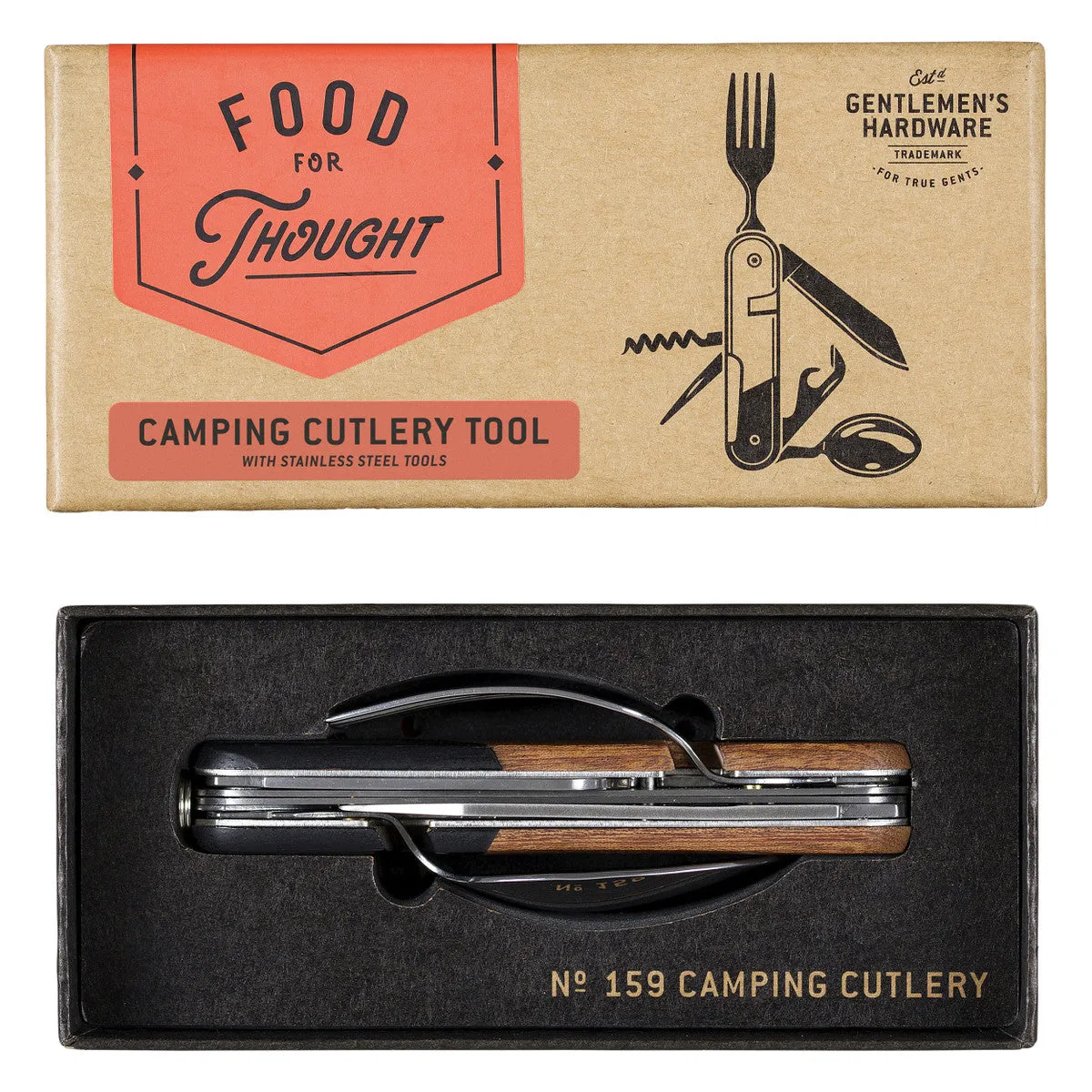 GENTLEMENS HARDWARE CAMPING CUTLERY TOOL