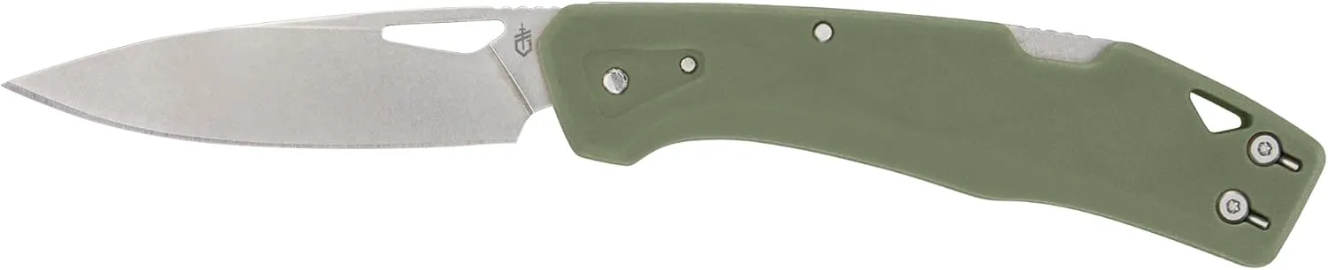 Gerber Gear LST - EDC Pocket Knife - Survival Tactical Tool for Travel, Camping & Outdoor Adventure - Lightweight & Compact Folding Knife - Stainless Steel Blade - Green