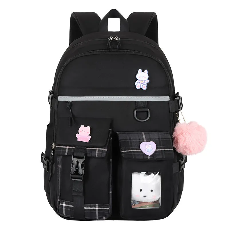 Girls Backpack - Large Capacity Waterproof Fashion Backpack for School & Travel