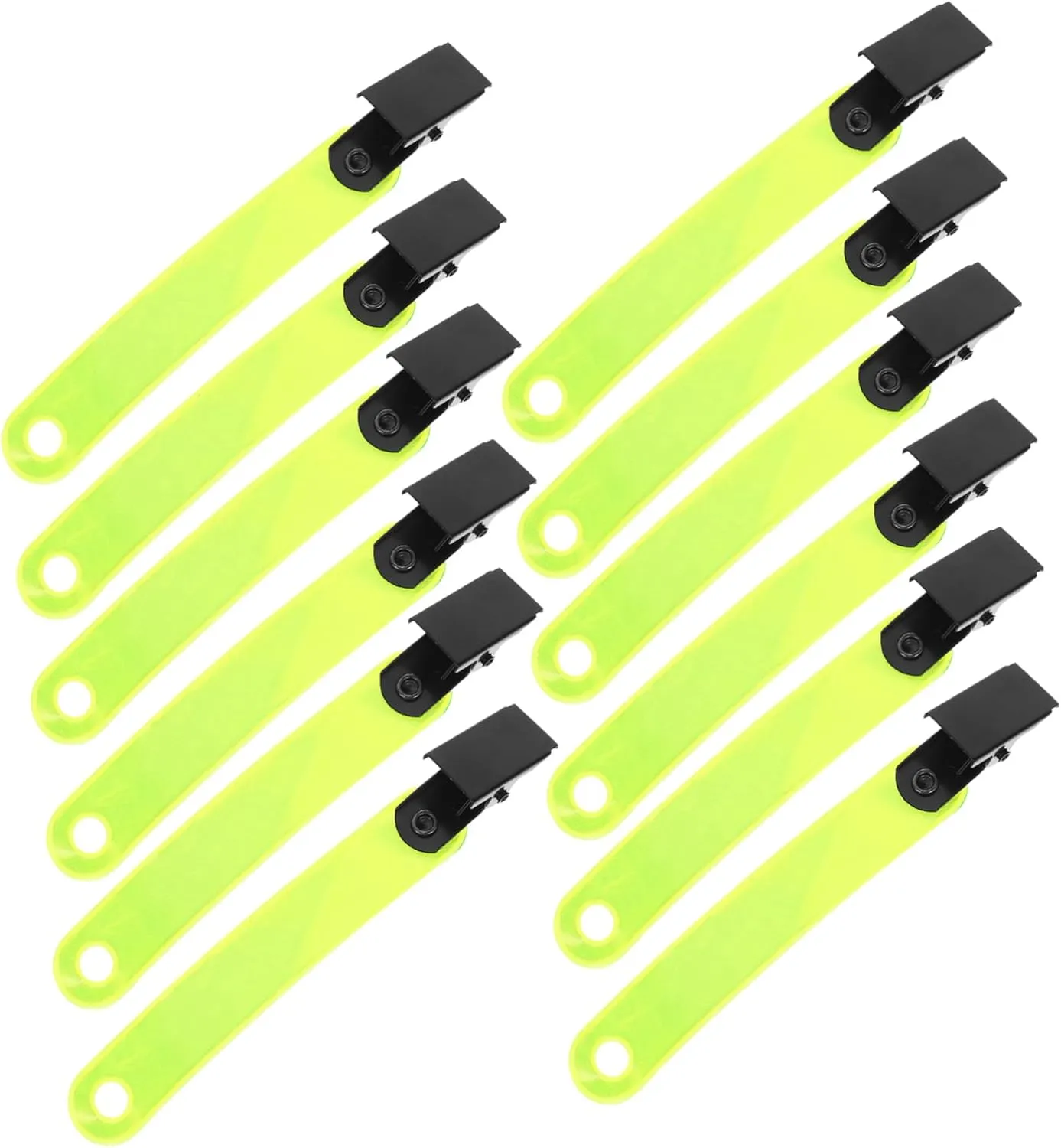 Glow Clips Large Trail Marking Clips for Hiking Camping Reflective Trail Markers Safety Gear Accessories