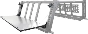 Go Rhino Gear Table | Steel and Aluminum, Textured Black | 5950115T | Fits The Go Rhino XRS Overlanding Xtreme Rack for Full-Sized Trucks (5952000T)
