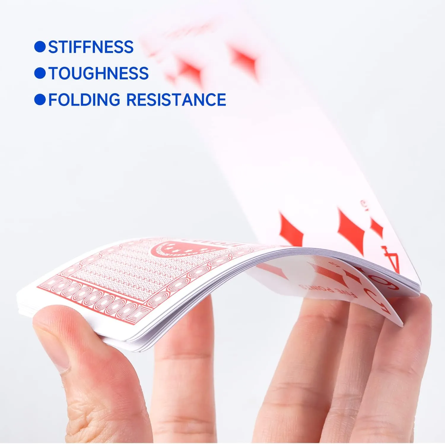 GSE Games & Sports Expert Canasta Cards Game Set, Includes 2 Decks Canasta Playing Cards with Point Values, a Revolving Card Tray, and 50 Score Sheets (Red)